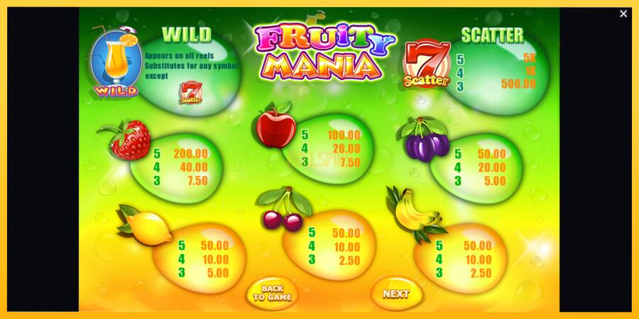 სურათი 6 სათამაშო მანქანა Fruity Mania