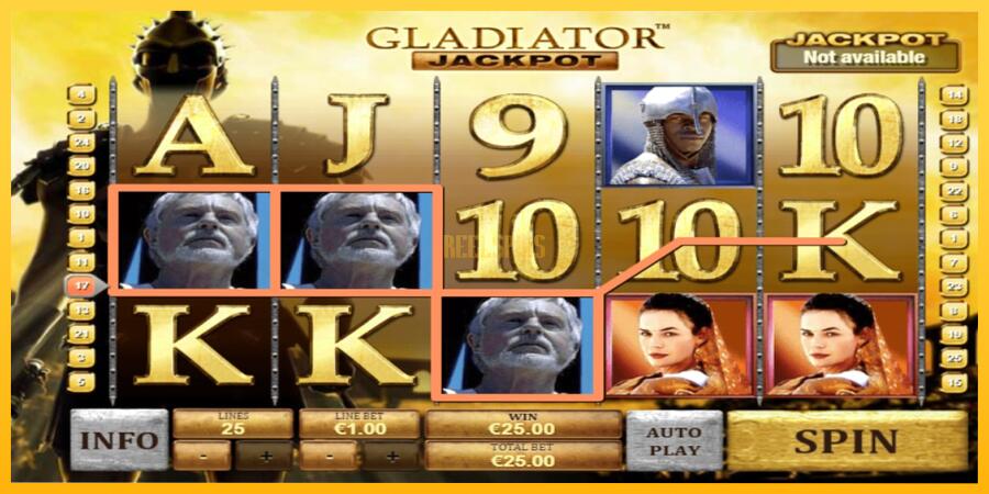 სურათი 2 სათამაშო მანქანა Gladiator Jackpot