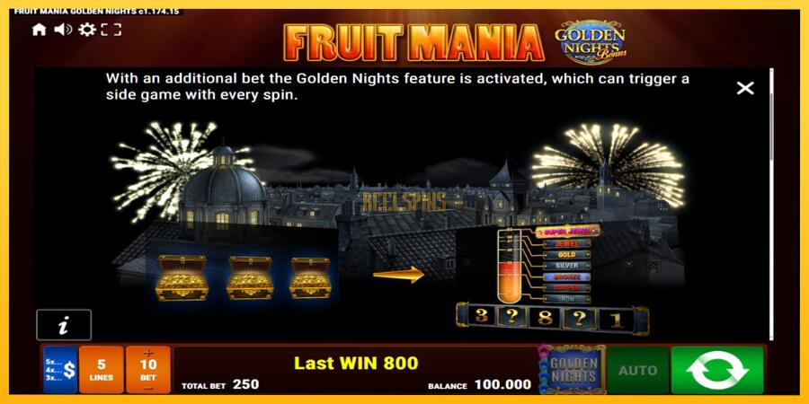 სურათი 5 სათამაშო მანქანა Fruit Mania Golden Nights