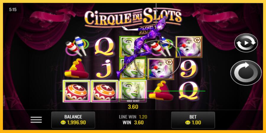 სურათი 2 სათამაშო მანქანა Cirque du Slots