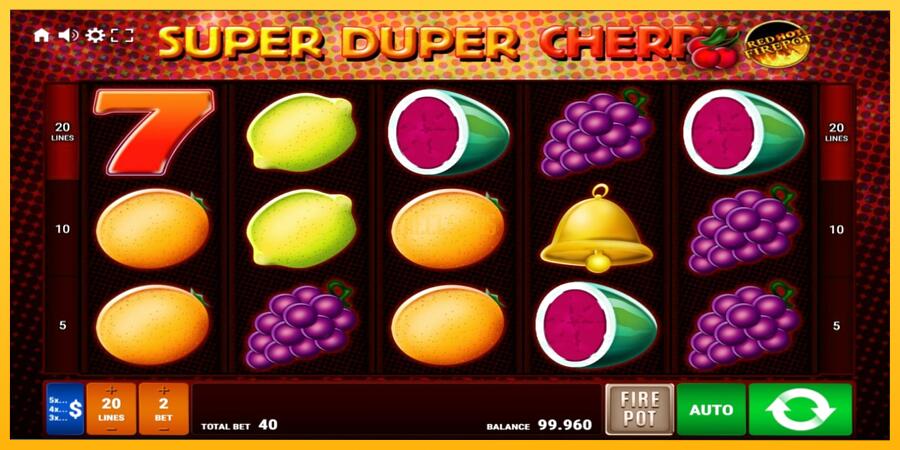 სურათი 1 სათამაშო მანქანა Super Duper Cherry Red Hot Firepot