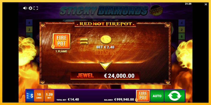 სურათი 4 სათამაშო მანქანა Sticky Diamonds Red Hot Firepot