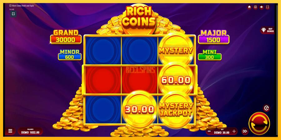 სურათი 5 სათამაშო მანქანა Rich Coins Hold and Spin