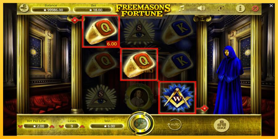 სურათი 3 სათამაშო მანქანა Freemasons Fortune