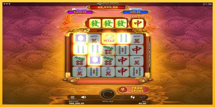 სურათი 5 სათამაშო მანქანა Pong Pong Mahjong Jackpots