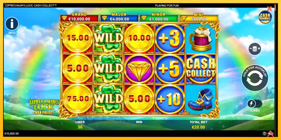 სურათი 2 სათამაშო მანქანა Leprechauns Luck Cash Collect Megaways PowerPlay Jackpot