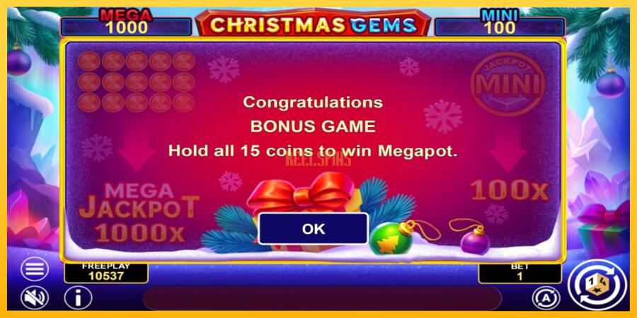 სურათი 6 სათამაშო მანქანა Christmas Gems Hold & Win