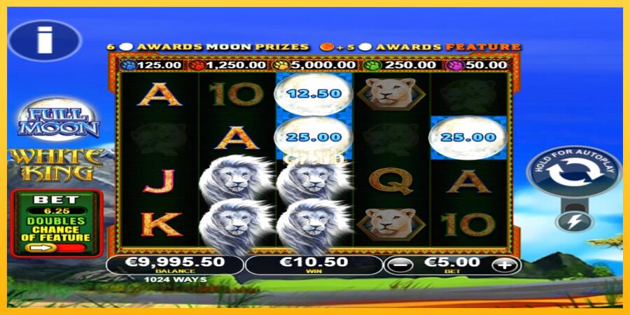 სურათი 2 სათამაშო მანქანა Full Moon: White King PowerPlay Jackpot