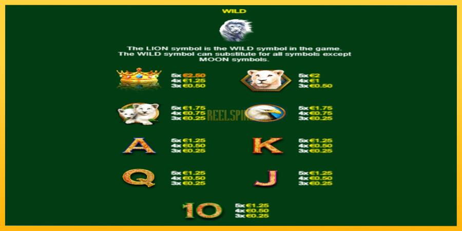 სურათი 6 სათამაშო მანქანა Full Moon: White King PowerPlay Jackpot