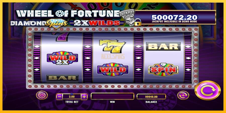 სურათი 3 სათამაშო მანქანა Wheel of Fortune Diamond Spins 2x Wilds