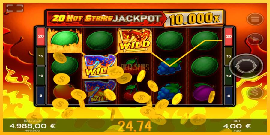 სურათი 4 სათამაშო მანქანა 20 Hot Strike Jackpot