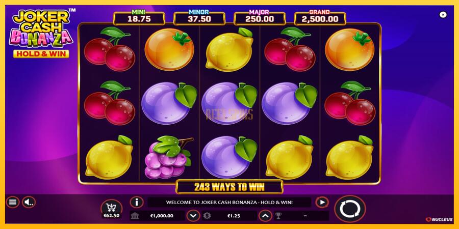 სურათი 1 სათამაშო მანქანა Joker Cash Bonanza - Hold & Win