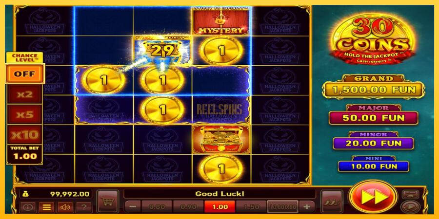 სურათი 2 სათამაშო მანქანა 30 Coins Halloween Jackpots