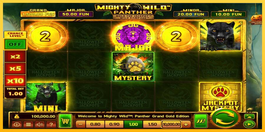 სურათი 1 სათამაშო მანქანა Mighty Wild: Panther Grand Gold Edition Halloween Jackpots