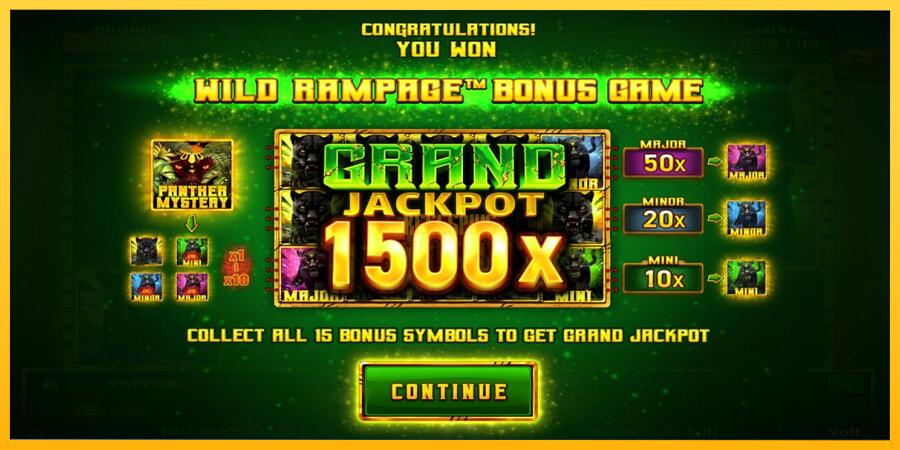 სურათი 3 სათამაშო მანქანა Mighty Wild: Panther Grand Gold Edition Halloween Jackpots