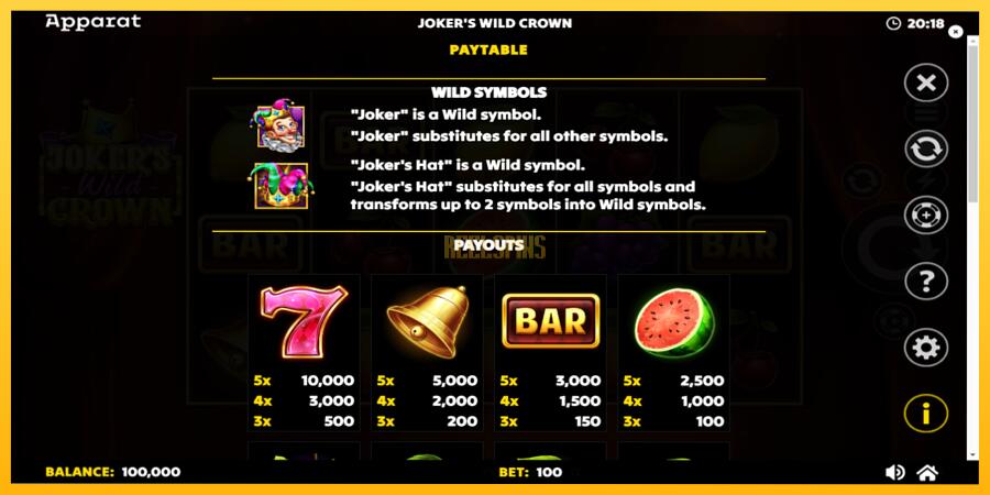 სურათი 5 სათამაშო მანქანა Jokers Wild Crown Diamond Treasures