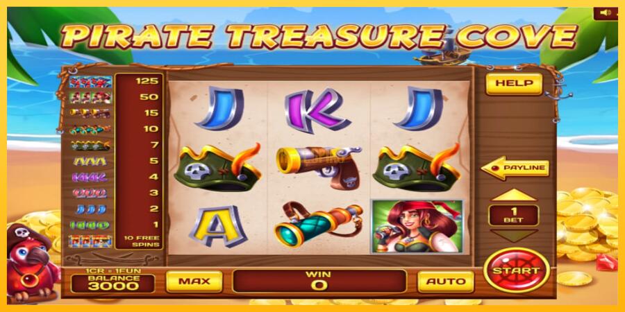 სურათი 1 სათამაშო მანქანა Pirate Treasure Cove Pull Tabs