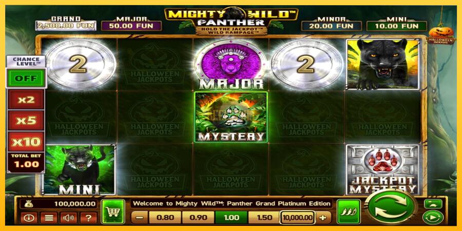 სურათი 1 სათამაშო მანქანა Mighty Wild: Panther Grand Platinum Edition Halloween Jackpots