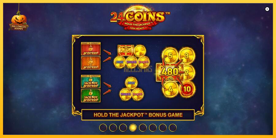 სურათი 1 სათამაშო მანქანა 24 Coins Halloween Jackpots