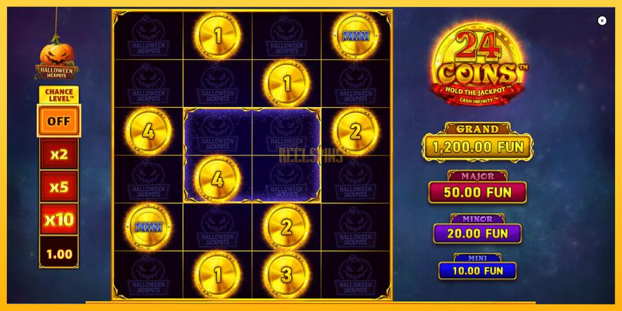 სურათი 2 სათამაშო მანქანა 24 Coins Halloween Jackpots