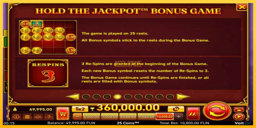 სურათი 5 სათამაშო მანქანა 25 Coins Halloween Jackpots