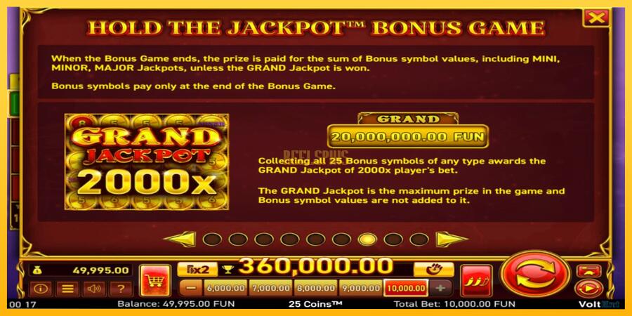 სურათი 7 სათამაშო მანქანა 25 Coins Halloween Jackpots