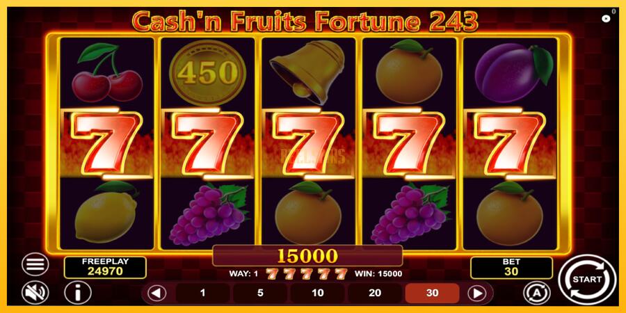 სურათი 4 სათამაშო მანქანა Cashn Fruits Fortune 243