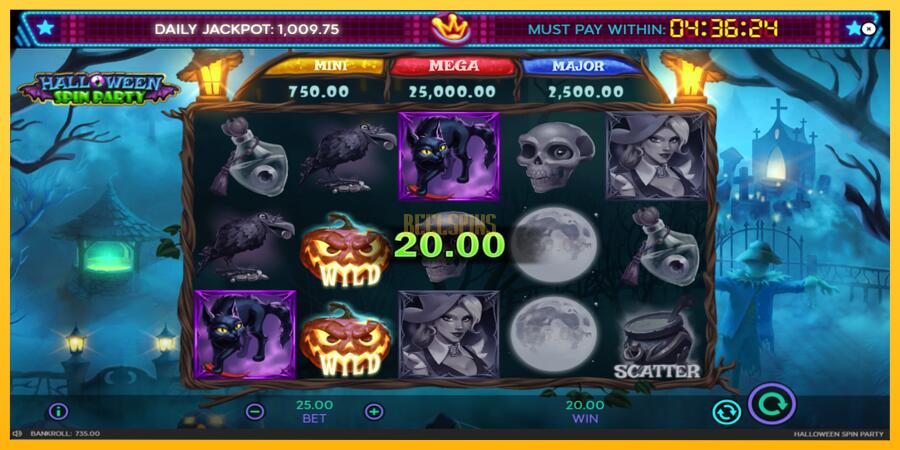 სურათი 6 სათამაშო მანქანა Halloween Spin Party