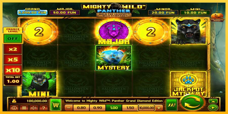 სურათი 1 სათამაშო მანქანა Mighty Wild: Panther Grand Diamond Edition Halloween Jackpots