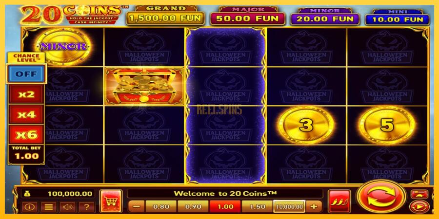 სურათი 1 სათამაშო მანქანა 20 Coins Halloween Jackpots