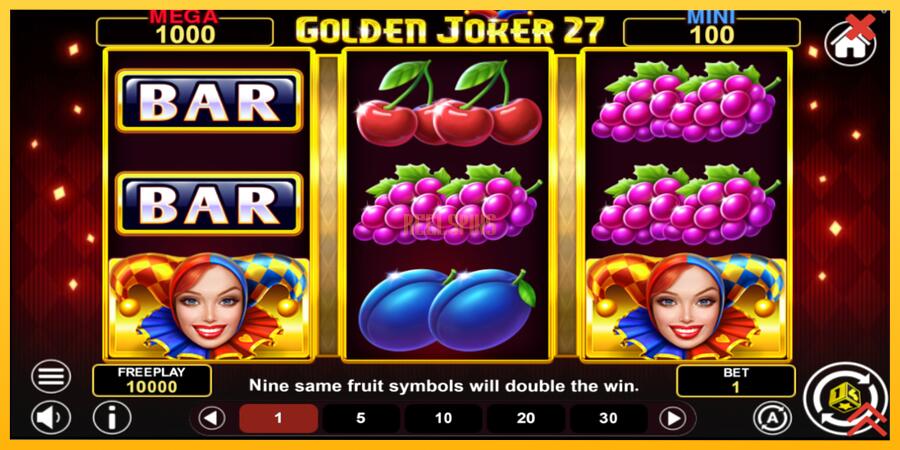 სურათი 2 სათამაშო მანქანა Golden Joker 27 Hold & Win