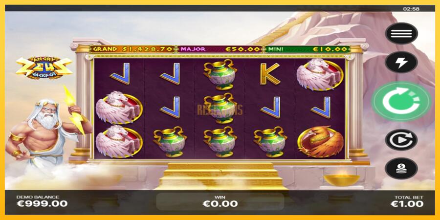 სურათი 2 სათამაშო მანქანა Angry Zeus Jackpot