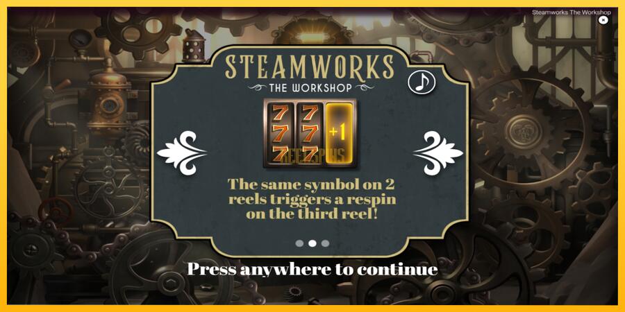 სურათი 1 სათამაშო მანქანა Steamworks - The Workshop