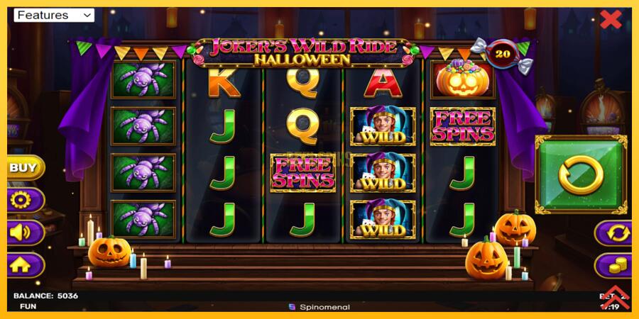 სურათი 2 სათამაშო მანქანა Jokers Wild Ride Halloween