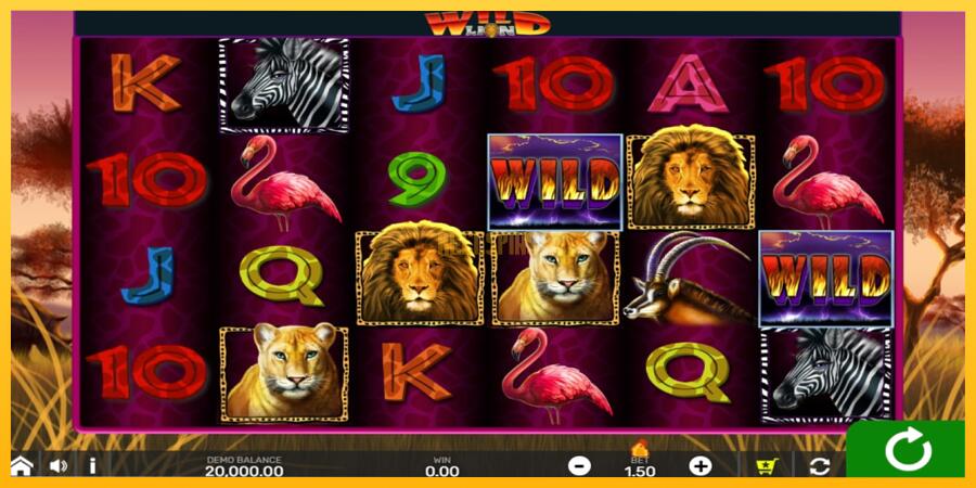 სურათი 1 სათამაშო მანქანა Wild Lion with Reel Bingo