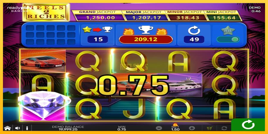 სურათი 3 სათამაშო მანქანა Reels 2 Riches with Reel Bingo