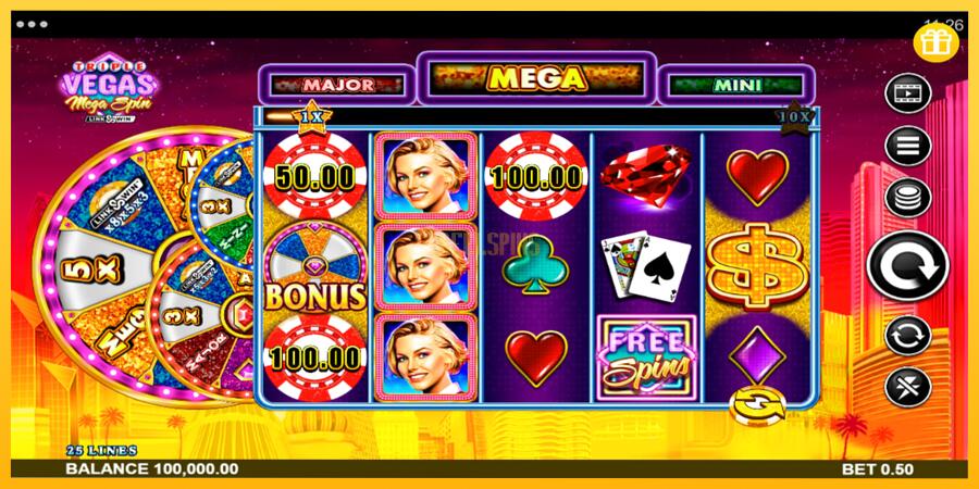 სურათი 1 სათამაშო მანქანა Triple Vegas Mega Spin