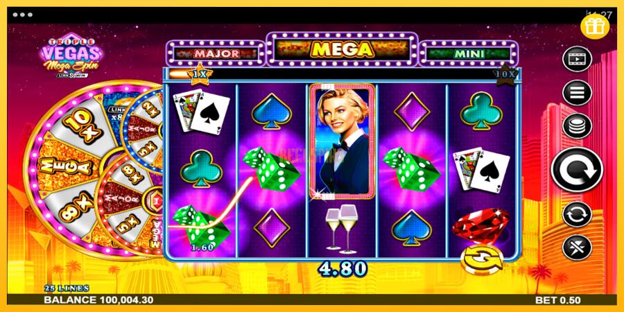 სურათი 2 სათამაშო მანქანა Triple Vegas Mega Spin