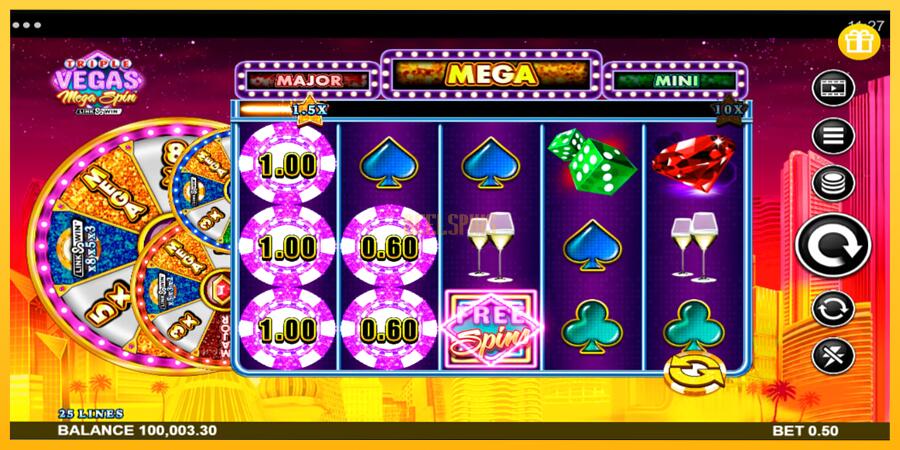 სურათი 3 სათამაშო მანქანა Triple Vegas Mega Spin