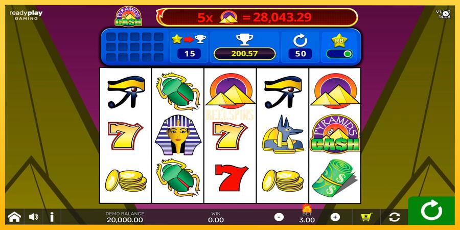 სურათი 1 სათამაშო მანქანა Pyramids of Cash with Reel Bingo