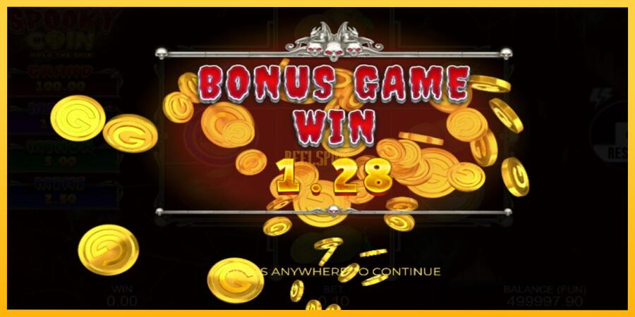 სურათი 5 სათამაშო მანქანა Spooky Coin Hold The Spin