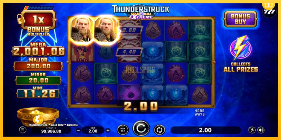 სურათი 4 სათამაშო მანქანა Thunderstruck Gold Blitz Extreme