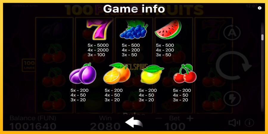 სურათი 6 სათამაშო მანქანა 100 Prime Fruits