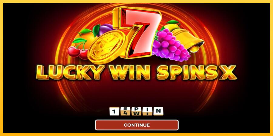 სურათი 1 სათამაშო მანქანა Lucky Win Spins X