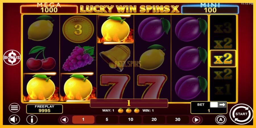 სურათი 3 სათამაშო მანქანა Lucky Win Spins X