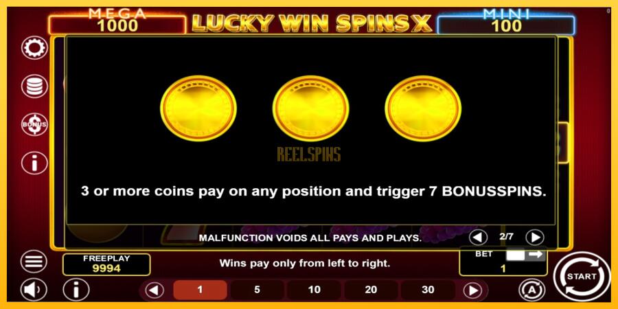 სურათი 5 სათამაშო მანქანა Lucky Win Spins X