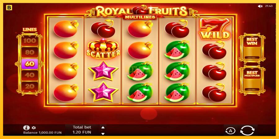 სურათი 1 სათამაშო მანქანა Royal Fruits Multilines