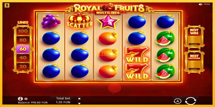 სურათი 2 სათამაშო მანქანა Royal Fruits Multilines