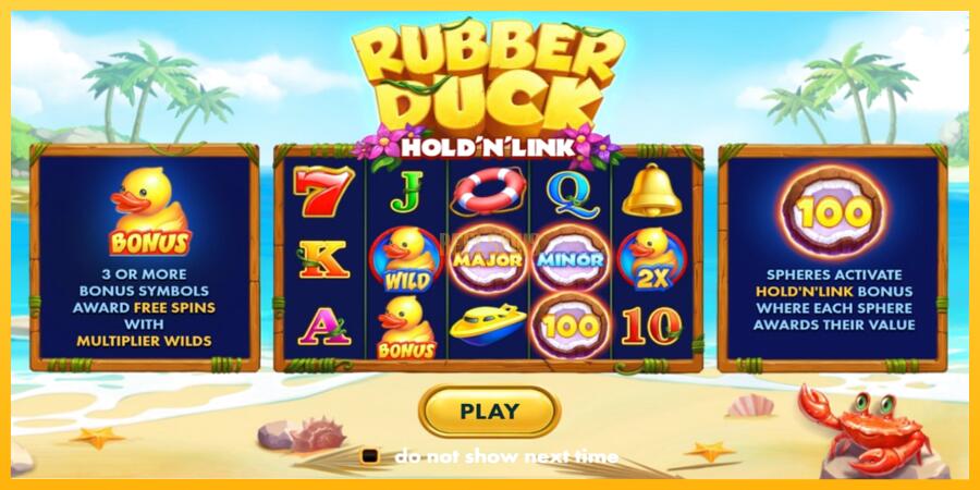 სურათი 1 სათამაშო მანქანა Rubber Duck Hold N Link