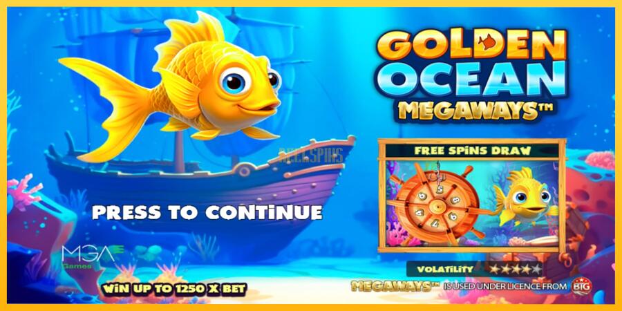 სურათი 1 სათამაშო მანქანა Golden Ocean Megaways